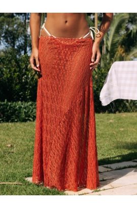 MARGOT RENDA TERRACOTA SAIA LONGA