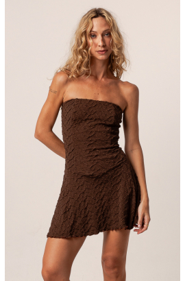 BROWN OCEAN VESTIDO