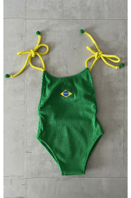 BABY BODIE MALIBU AQUARELA VERDE