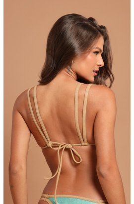 GOLD PALMER TOP CORTINA DUO