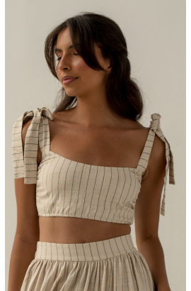 MAREN OFF WHITE CROPPED