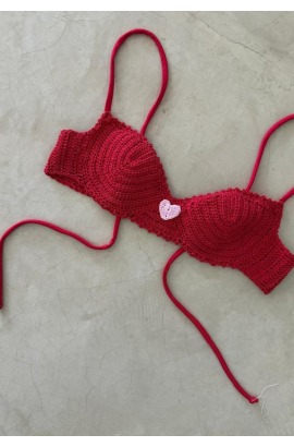 SOLEIL D'AMORE TOP CROPPED EM CROCHET