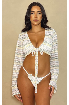 LARA CROPPED MANGA LONGA