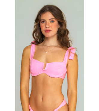 MALIBU TOP LAÇO ROSA BARBIE