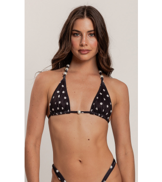 NINA TOP CORTINA POÁ BLACK