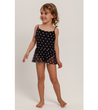 NINA MAIÔ INFANTIL POÁ BLACK