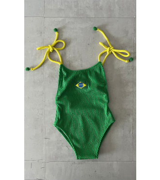 BABY BODIE MALIBU AQUARELA VERDE