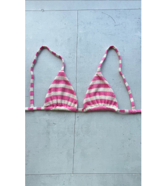 WAVE NAVY LIGTH PINK TOP SUN KINI