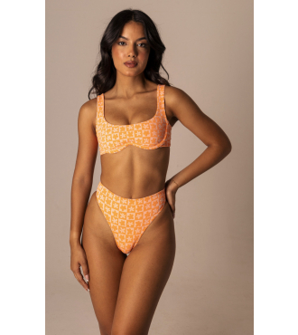 KAUAI ORANGE LIGHT CONJUTO SEMI HOT PANT