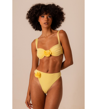 BELLA BUTTER YELLOW CONJUNTO SEMI HOT PANT