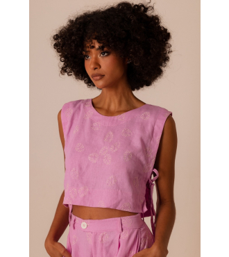 SOFIA ROSA BEBE CROPPED / BATA DE LINHO