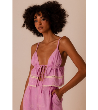 SOFIA ROSA BEBE TOP CROPPED LINHO