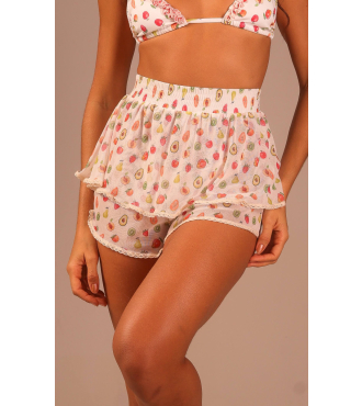 FRUTARIA SHORT SAIA EM TULE