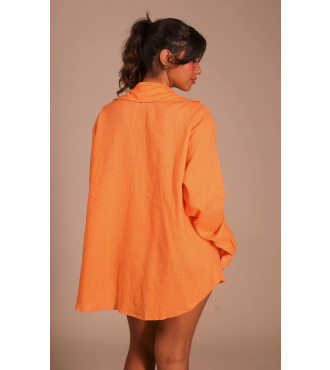CAPADÓCIA ORANGE LIGHT CAMISA COM LINHO