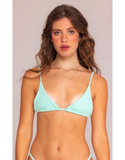 MALIBU CANDY GREEN TOP SUN KINI