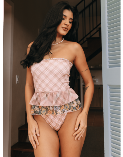 LILLY BLOOM BODY DUPLA FACE COM MICRO SAIA REMOVIVEL