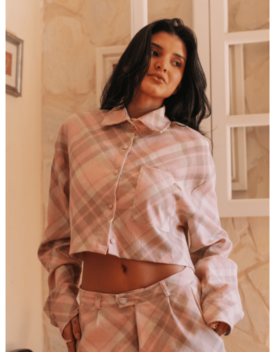 LILLY BLUSA MANGA LONGA EM LINHO