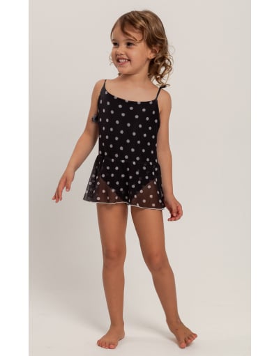 NINA POÁ BLACK MAIÔ INFANTIL