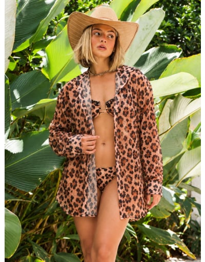 FELINE CAMISA MANGA LONGA EM TULE