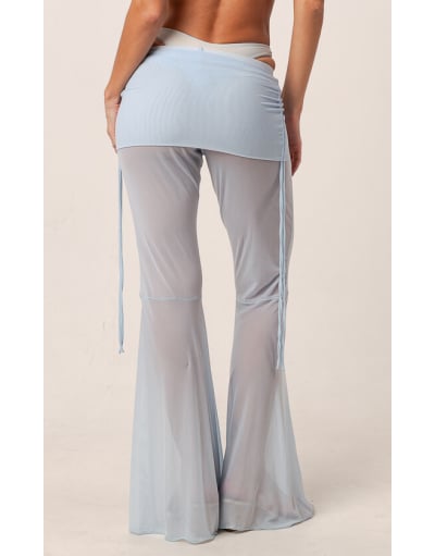 MAR AZUL CLARO CALÇA DE TULE