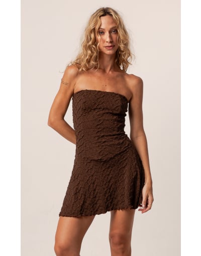 BROWN OCEAN VESTIDO
