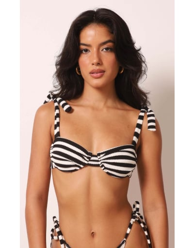 MARINA BLACK STRIPES TOP ARCO SIMPLES