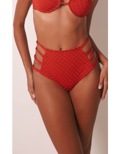 GRINGA BORDÔ CALCINHA SEMI HOT PANT