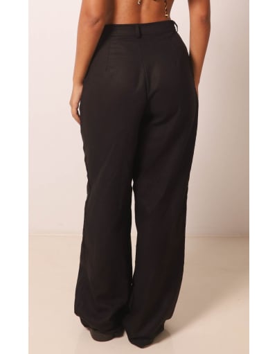 KAUANE BLACK CALÇA COM LINHO