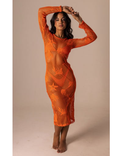 JERI ORANGE DRESS