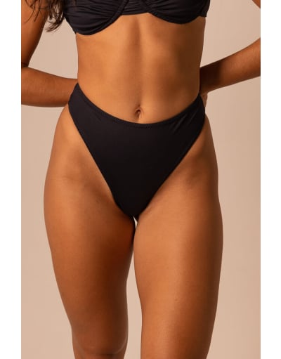 BELLA BLACK CALCINHA SEMI HOT PANT
