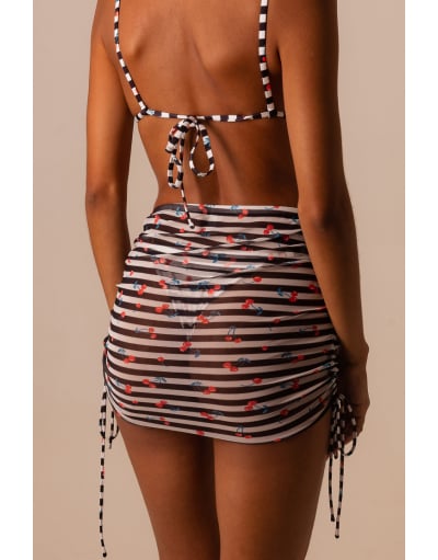 NAVY CHERRY SAIA DE TULE