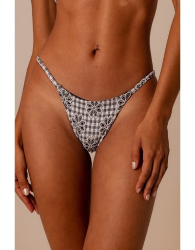 VICHY BARBIE BLACK CALCINHA SUN KINI