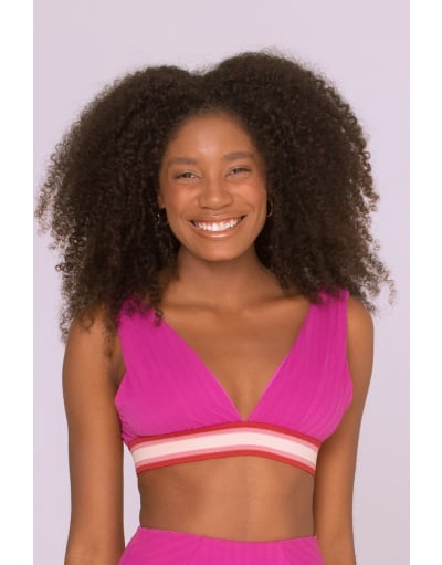 VENEZA MAGENTA HOT PANT CROPPED