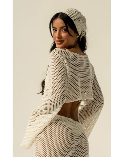 BUZIOS CROPPED MANGA LONGA
