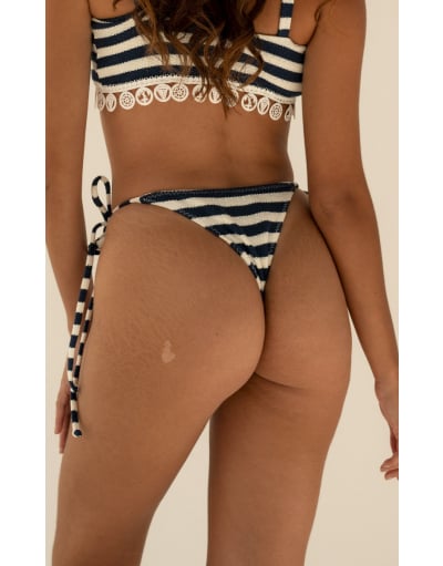 WAVE NAVY BLUE CALCINHA LACINHO