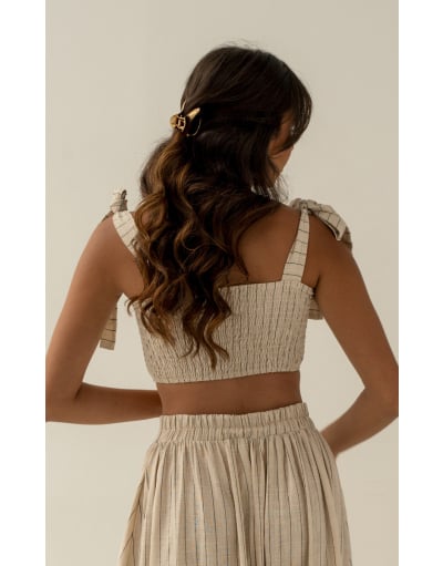 MAREN OFF WHITE CROPPED
