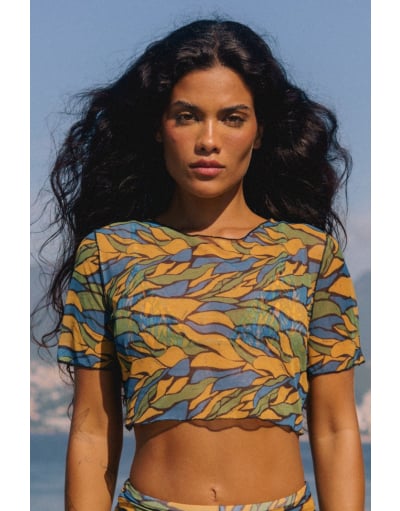 TROPICALIA TOP COM MANGA