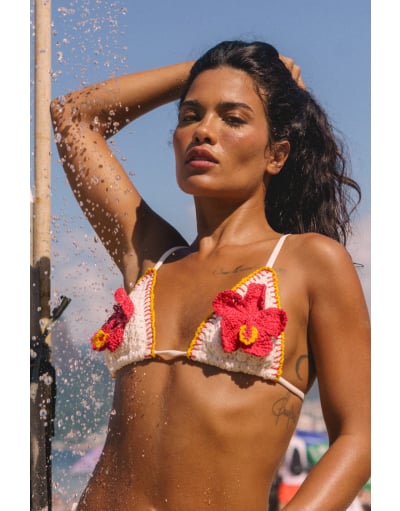 HIBISCO TOP CROCHET