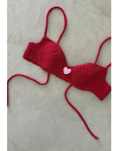 SOLEIL D'AMORE TOP CROPPED EM CROCHET